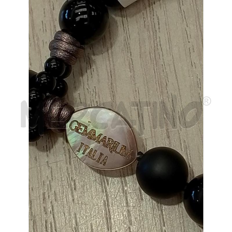 BRACCIALE GEMMARIUM SFERE NERE  | Mercatino dell'Usato San giovanni teatino 2