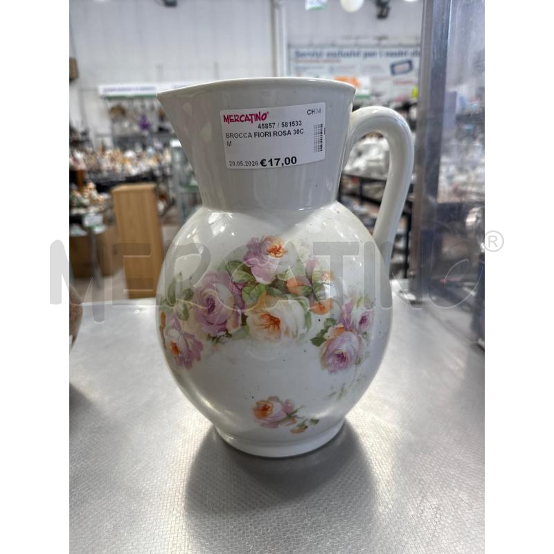 BROCCA FIORI ROSA 30CM | Mercatino dell'Usato San giovanni teatino 1