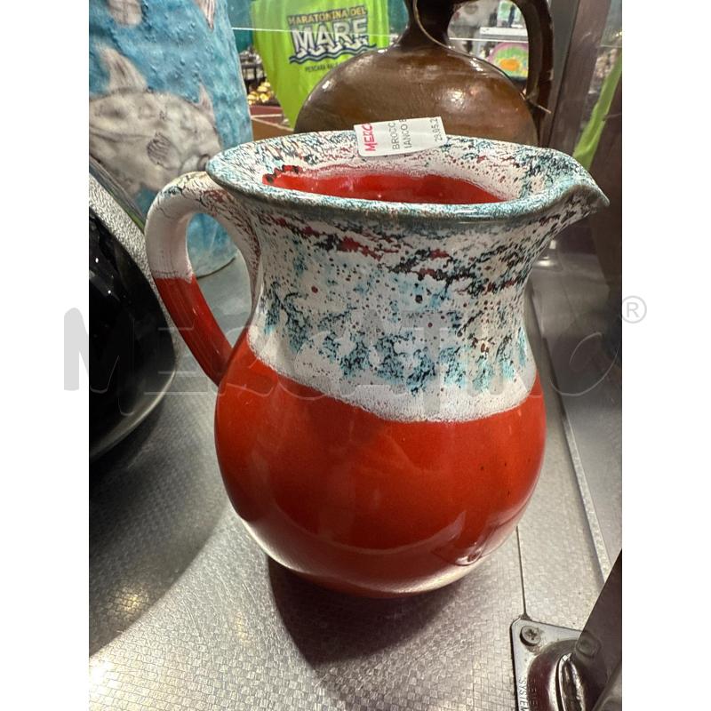 BROCCA ROSSA DECORO BIANCO E AZZURRO | Mercatino dell'Usato San giovanni teatino 1