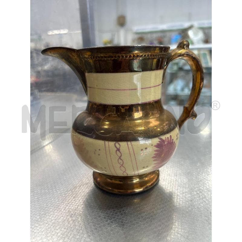 BROCCA VETRO DECORATA BORDO ORO | Mercatino dell'Usato San giovanni teatino 1