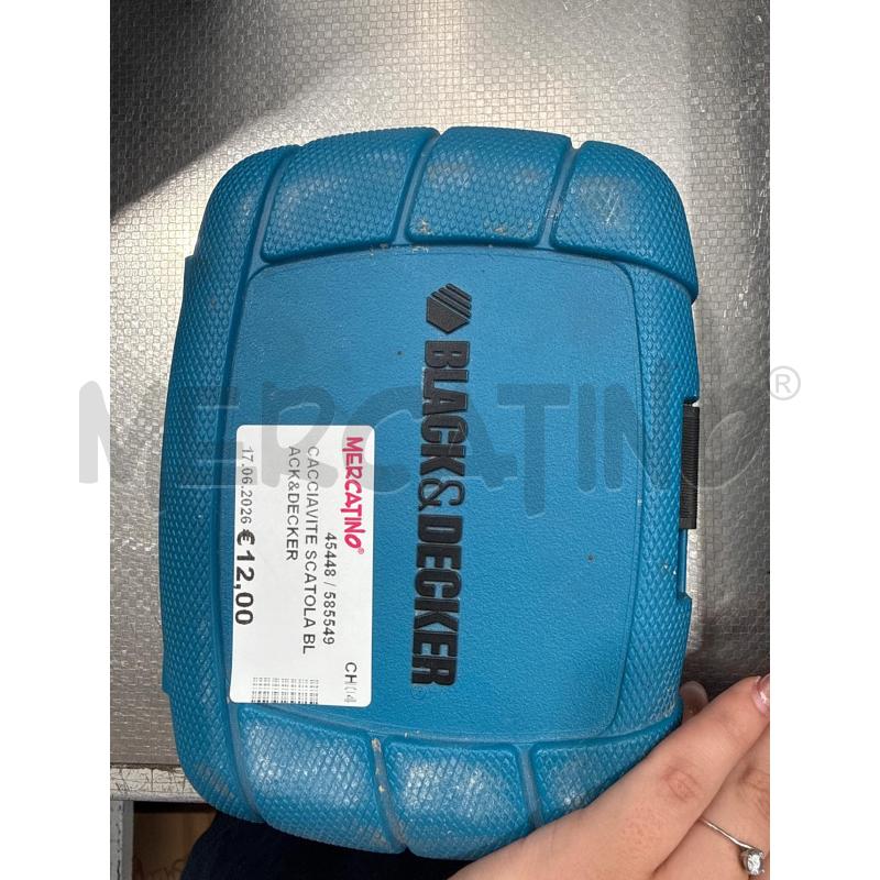 CACCIAVITE SCATOLA BLACK&DECKER  | Mercatino dell'Usato San giovanni teatino 2