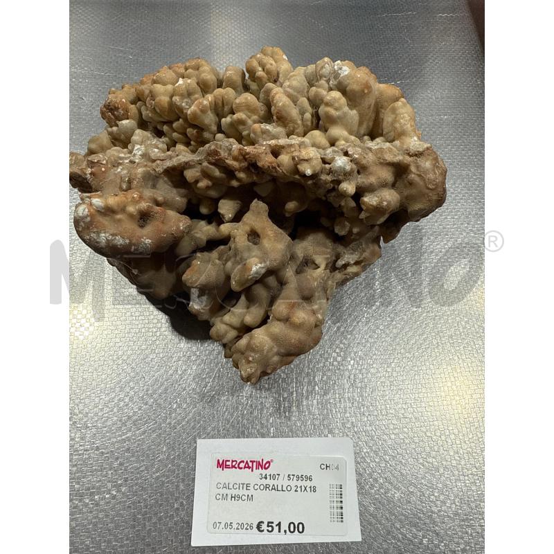 CALCITE CORALLO 21X18CM H9CM | Mercatino dell'Usato San giovanni teatino 1