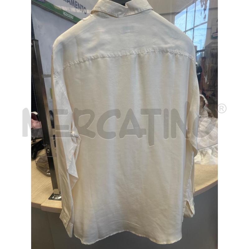 CAMICIA DONNA BIANCA PURA SETA TG L | Mercatino dell'Usato San giovanni teatino 2