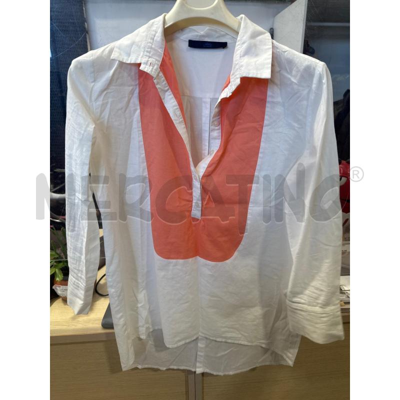 CAMICIA DONNA BIANCO ARANCIO LES COPAINS | Mercatino dell'Usato San giovanni teatino 1