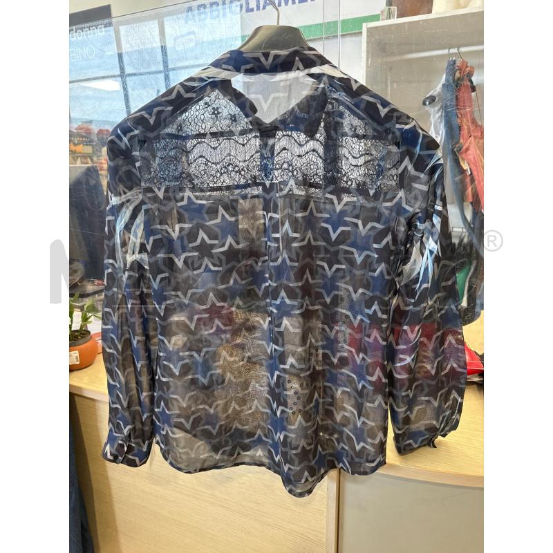CAMICIA DONNA GUESS STELLE BLU BIANCHE NERE  | Mercatino dell'Usato San giovanni teatino 2