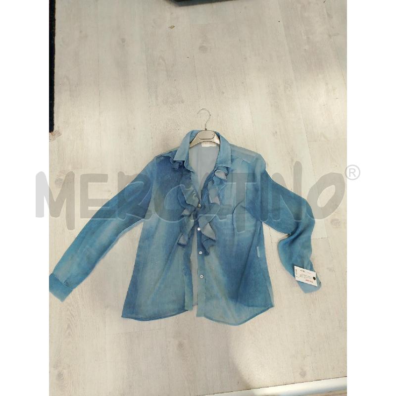 CAMICIA DONNA IBLUES AZZURRA ARRICCIATA | Mercatino dell'Usato San giovanni teatino 1