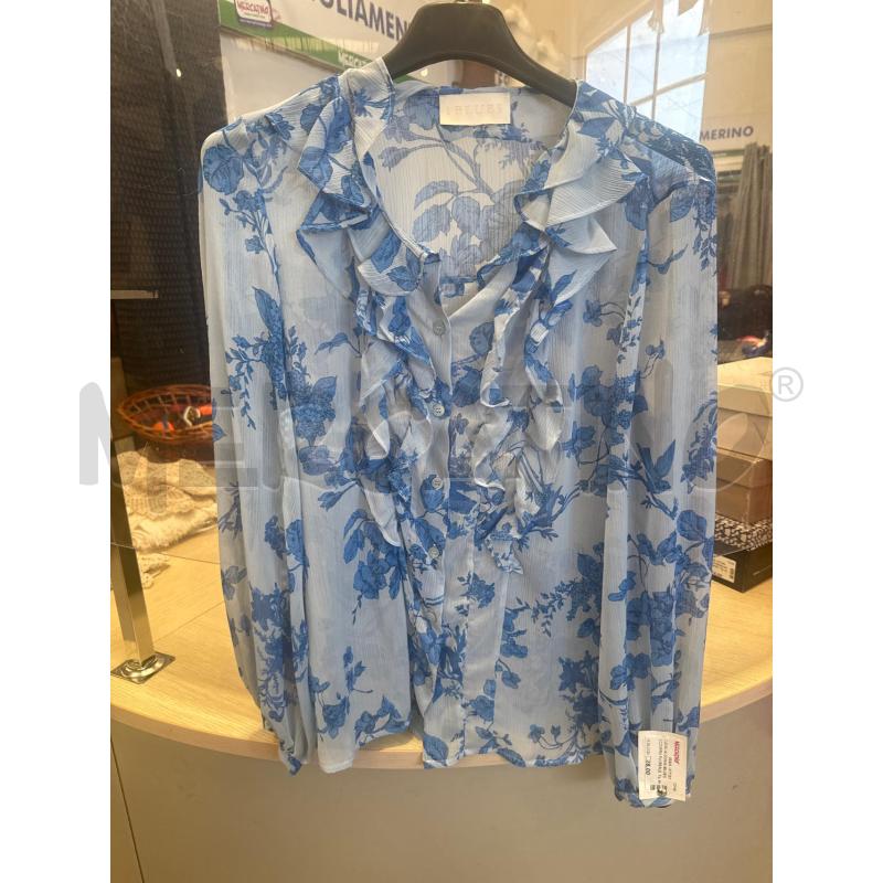 CAMICIA DONNA IBLUES AZZURRA FLOREALE | Mercatino dell'Usato San giovanni teatino 1