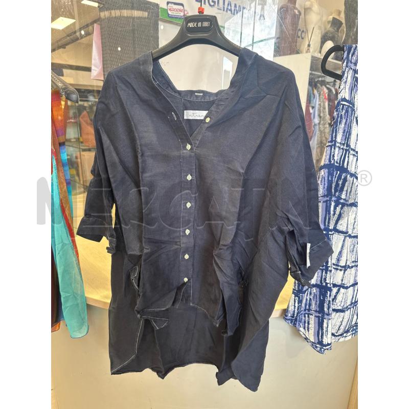 CAMICIA DONNA INTREND BLU | Mercatino dell'Usato San giovanni teatino 1