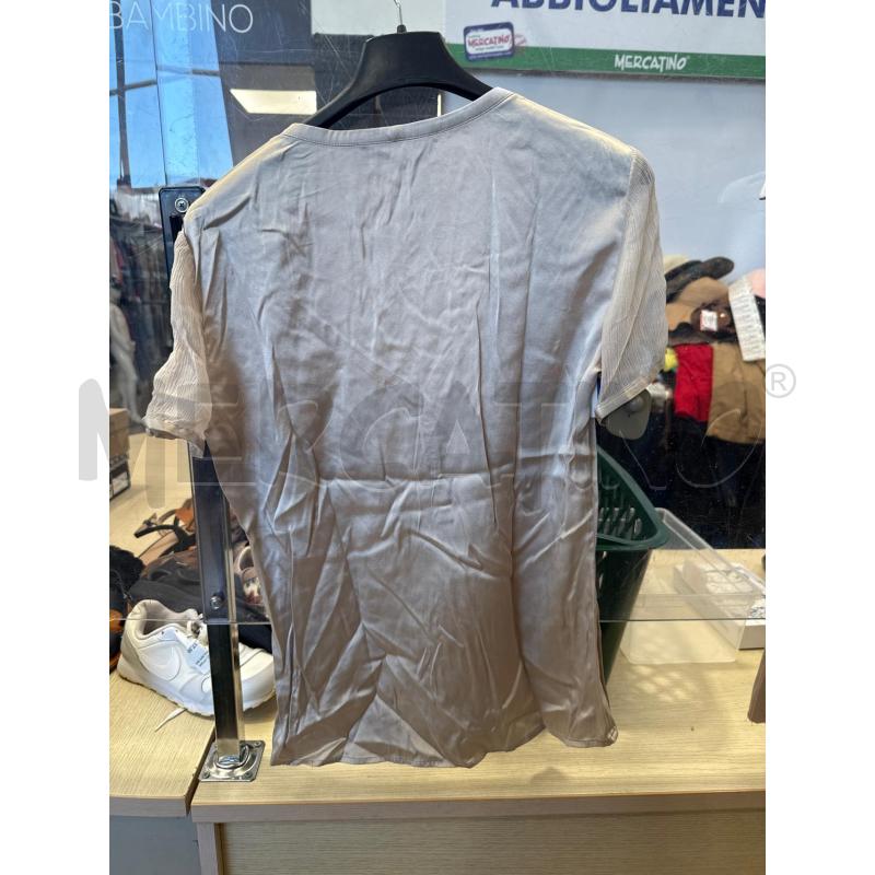 CAMICIA DONNA LUCA D'ALTIERI BEIGE LUCIDA | Mercatino dell'Usato San giovanni teatino 2