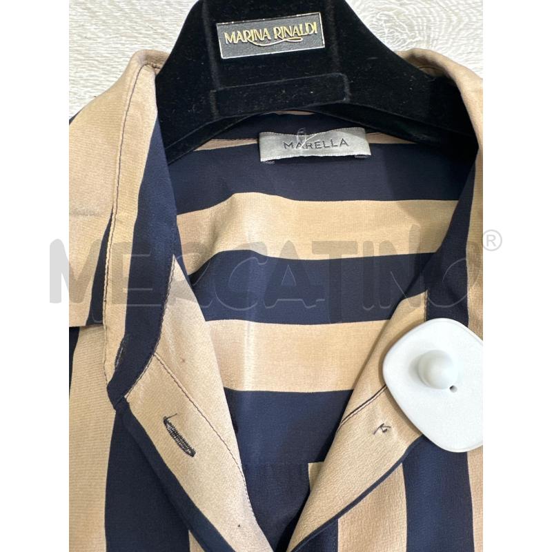 CAMICIA DONNA MARELLA NERO MARRONE VELATA  | Mercatino dell'Usato San giovanni teatino 2