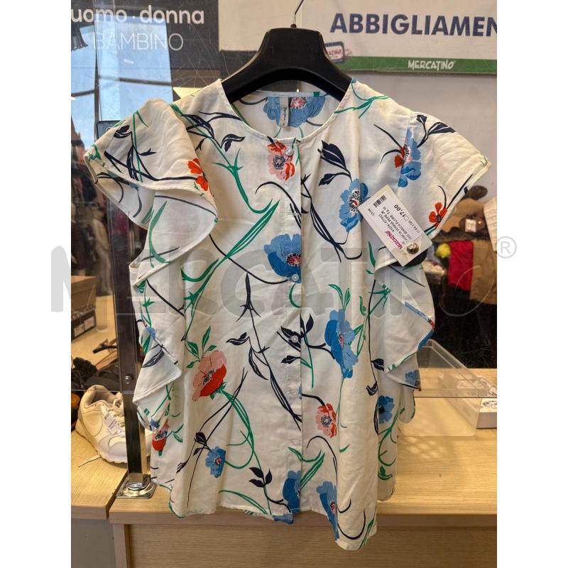 CAMICIA DONNA PEPE JEANS BIANCA FLOREALE | Mercatino dell'Usato San giovanni teatino 1
