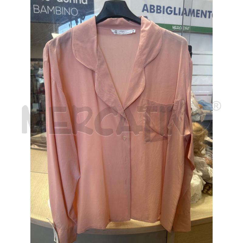 CAMICIA DONNA SETA ROSA TG 48 | Mercatino dell'Usato San giovanni teatino 1