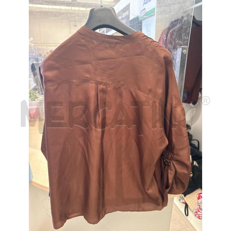 CAMICIA DONNA SEVENTY MARRONE SETA | Mercatino dell'Usato San giovanni teatino 2