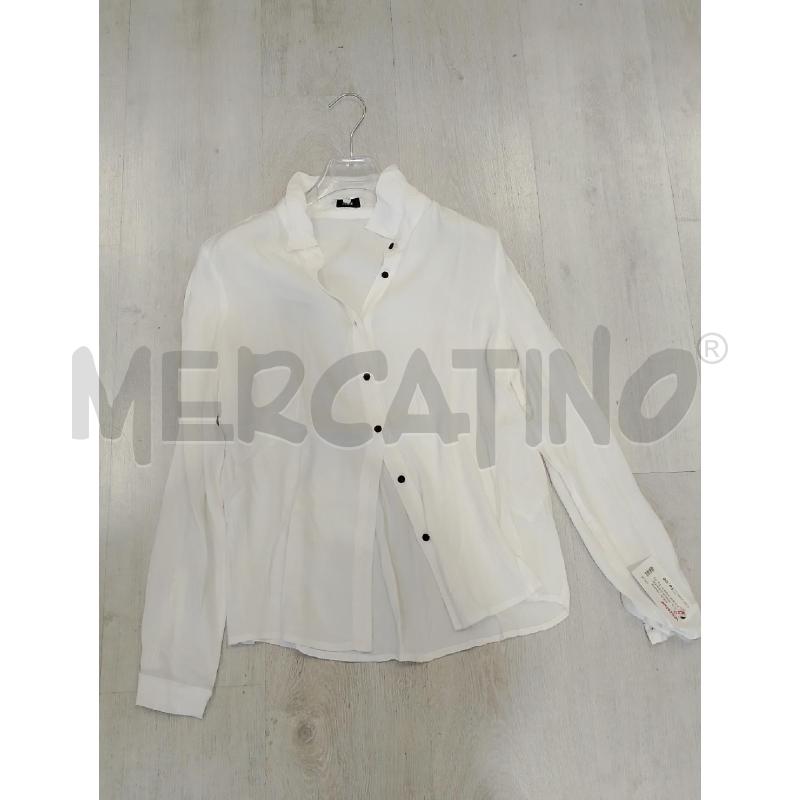 CAMICIA DONNA SUNCOO BIANCA BOTTONI NERI | Mercatino dell'Usato San giovanni teatino 1