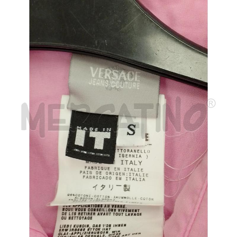 CAMICIA DONNA VERSACE JEANS COUTURE ROSA | Mercatino dell'Usato San giovanni teatino 3