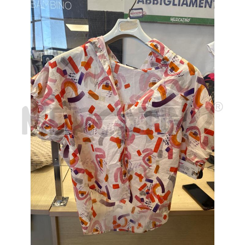CAMICIA DONNA VICBEE BIANCA FANTASIA  | Mercatino dell'Usato San giovanni teatino 1