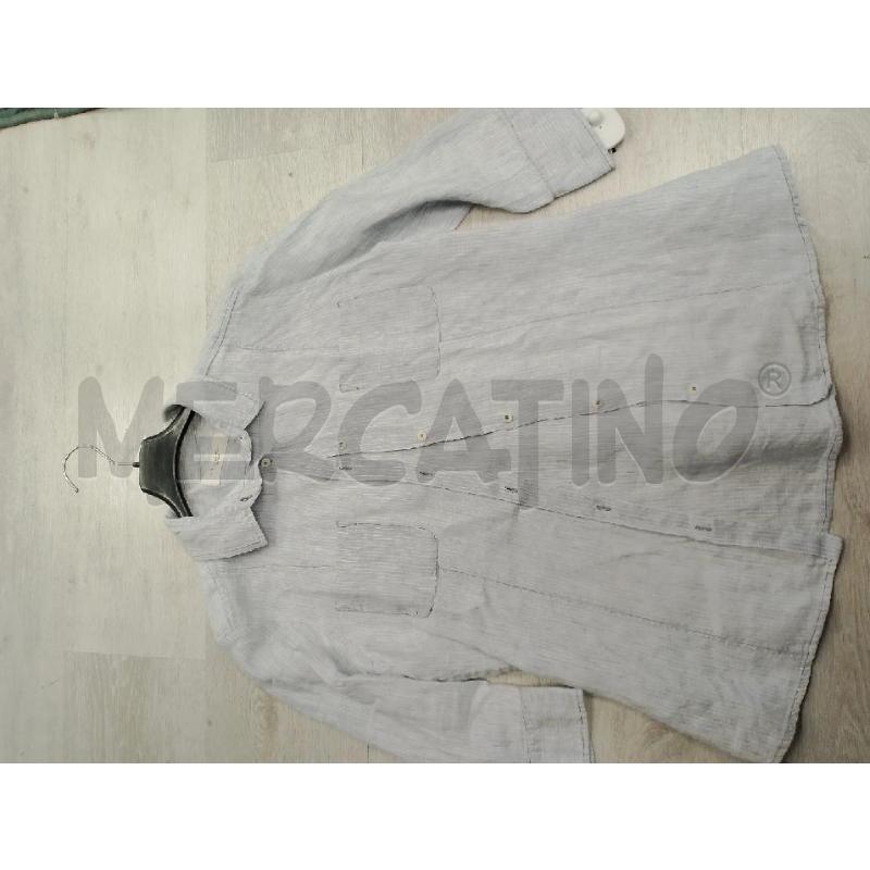 CAMICIA DONNA WEEKEND MAX MARA AZZURRA RIGHE  | Mercatino dell'Usato San giovanni teatino 1