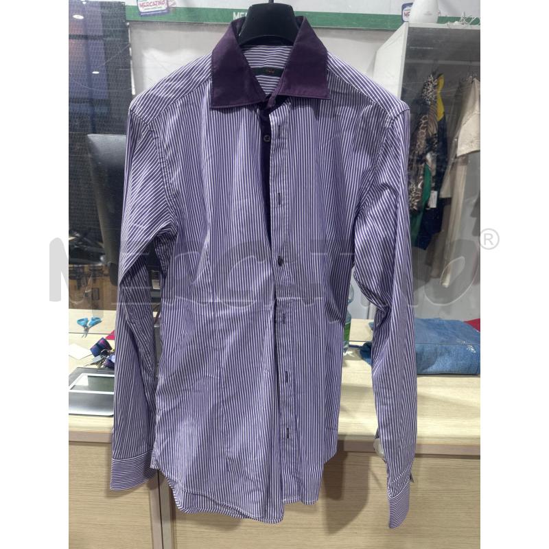 CAMICIA UOMO BELMONTE VIOLA RIGHE | Mercatino dell'Usato San giovanni teatino 1