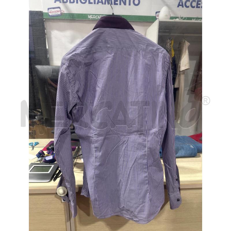 CAMICIA UOMO BELMONTE VIOLA RIGHE | Mercatino dell'Usato San giovanni teatino 3