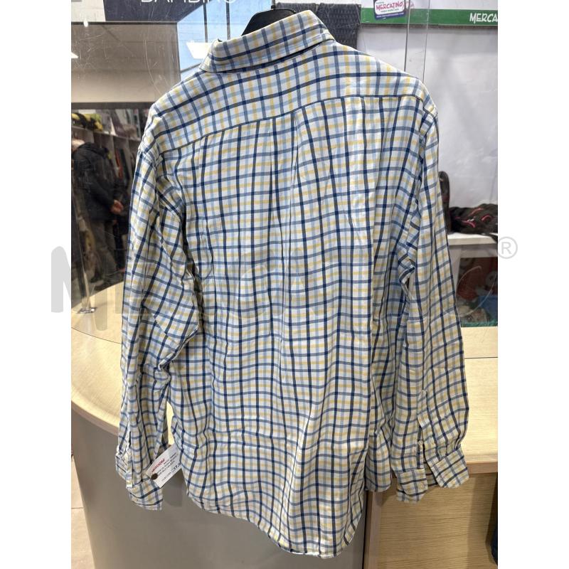 CAMICIA UOMO BOGGI QUADRI BLU CELESTI GIALLI | Mercatino dell'Usato San giovanni teatino 2