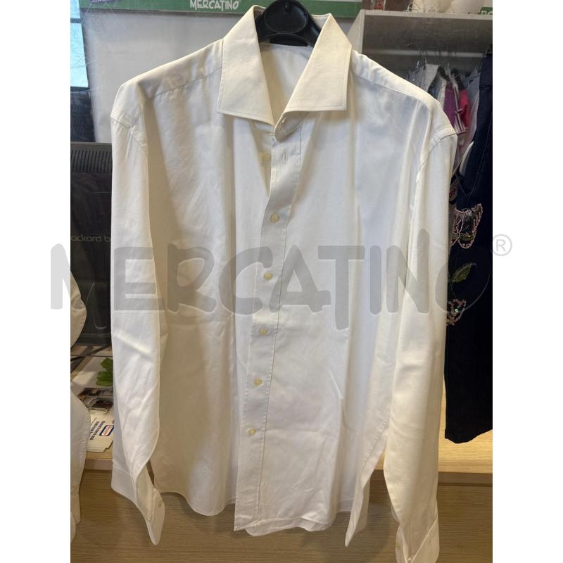 CAMICIA UOMO BORSALINO BIANCA  | Mercatino dell'Usato San giovanni teatino 1
