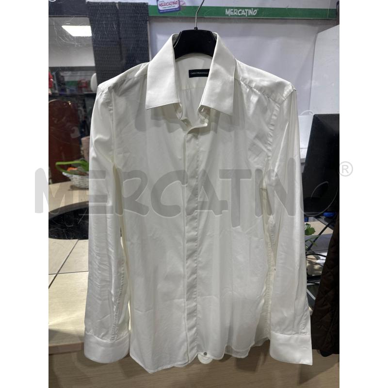 CAMICIA UOMO CARLO PIGNATELLI BIANCA  | Mercatino dell'Usato San giovanni teatino 1