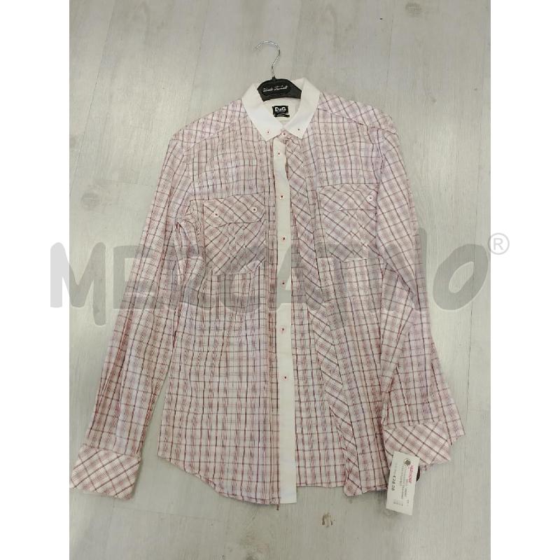 CAMICIA UOMO D&G QUADRETTI ROSSI BLU | Mercatino dell'Usato San giovanni teatino 1