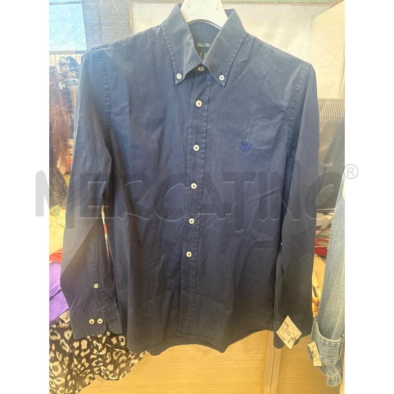 CAMICIA UOMO FRED PERRY BLU  | Mercatino dell'Usato San giovanni teatino 1