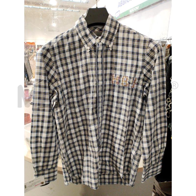 CAMICIA UOMO HARMONT&BLAINE QUADRI BLU BIANCHI GIALLI | Mercatino dell'Usato San giovanni teatino 1
