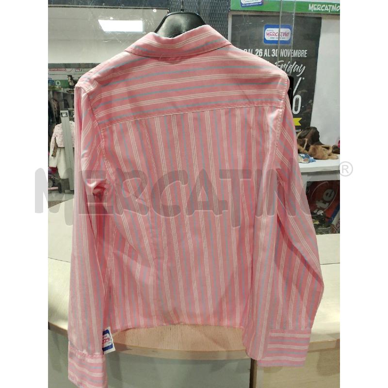 CAMICIA UOMO HENRY COTTONS ROSA RIGHE  | Mercatino dell'Usato San giovanni teatino 2