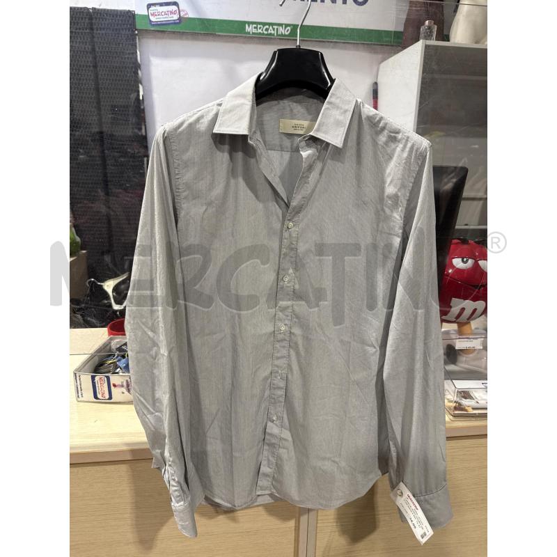 CAMICIA UOMO MAURO GRIFONI BIANCA RIGHE NERE | Mercatino dell'Usato San giovanni teatino 1