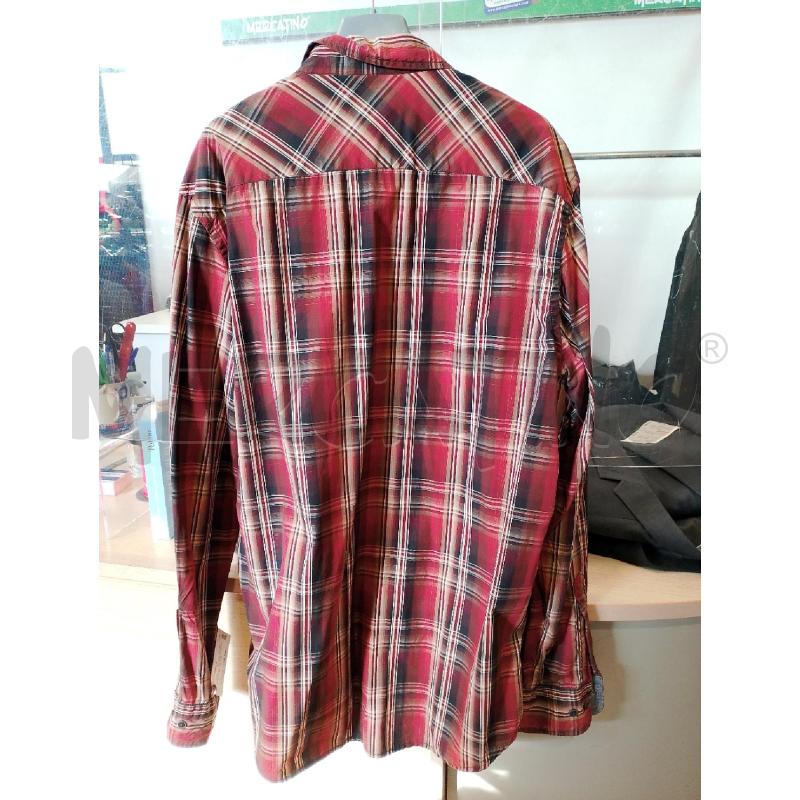 CAMICIA UOMO MCS ROSSA QUADRI | Mercatino dell'Usato San giovanni teatino 3