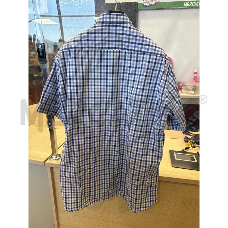 CAMICIA UOMO RODRIGO BIANCA BLU QUADRI  | Mercatino dell'Usato San giovanni teatino 2