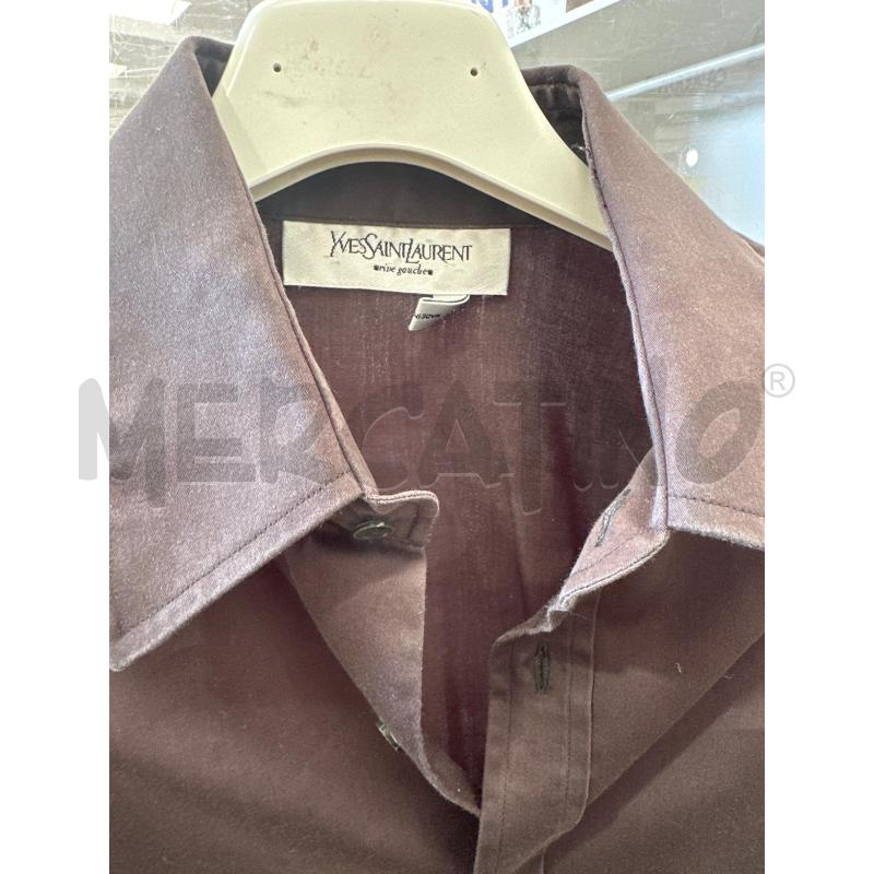 CAMICIA UOMO YSL NERA  | Mercatino dell'Usato San giovanni teatino 2