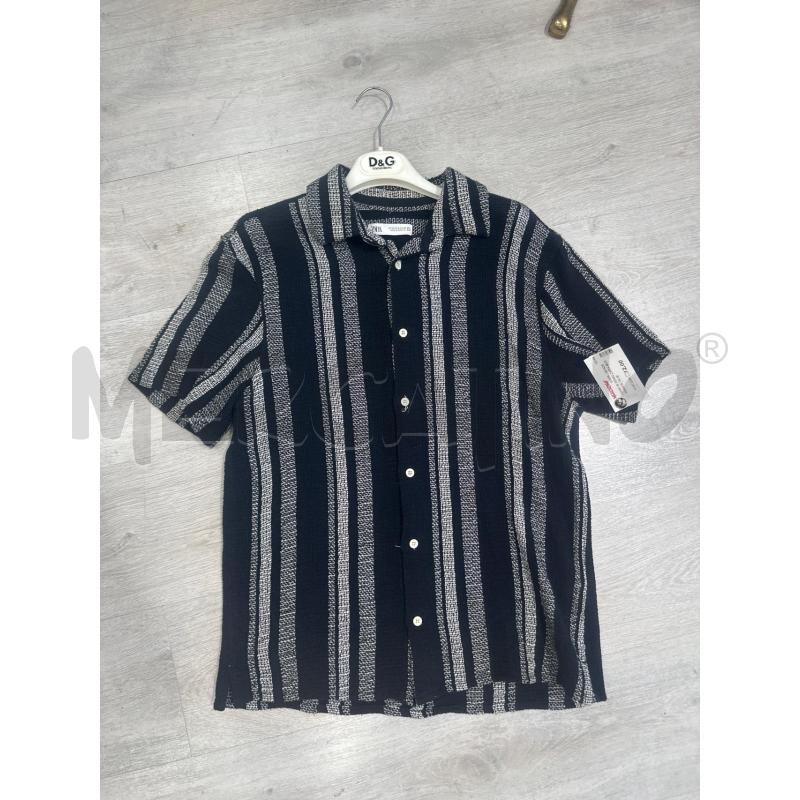 CAMICIA UOMO ZARA BLU BIANCA TG M | Mercatino dell'Usato San giovanni teatino 1