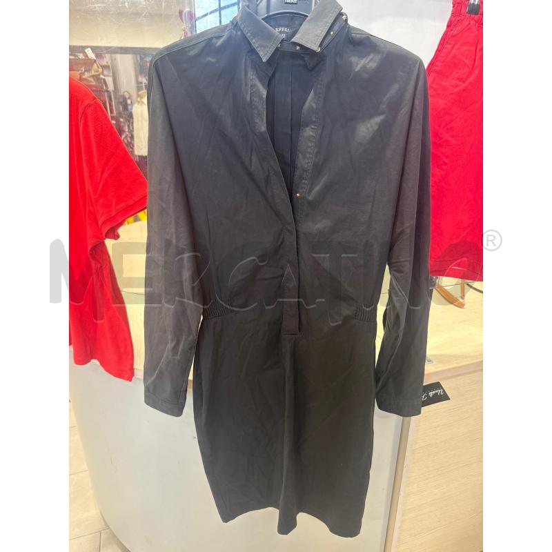 CAMICIA VESTITO DONNA NERA BORCHE | Mercatino dell'Usato San giovanni teatino 1