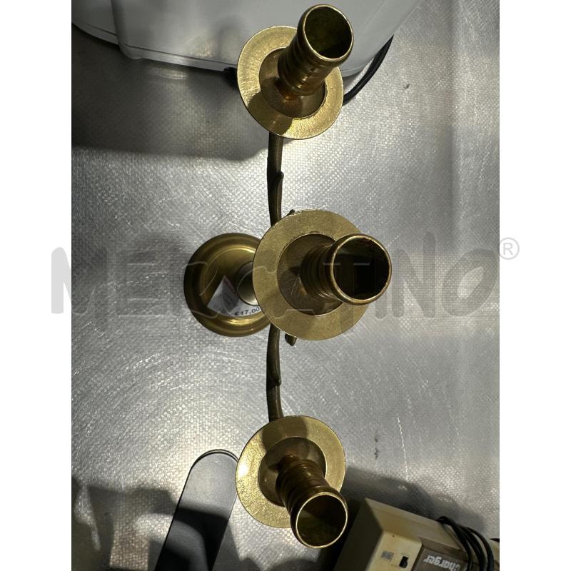 CANDELABRO 3 FIAMME OTTONE | Mercatino dell'Usato San giovanni teatino 2