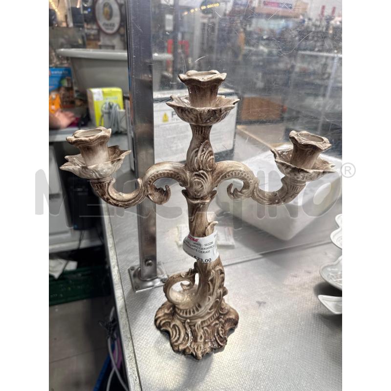 CANDELABRO CERAMICA CAPODIMONTE CERAMICA | Mercatino dell'Usato San giovanni teatino 1