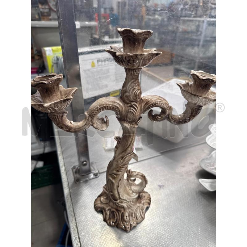 CANDELABRO CERAMICA CAPODIMONTE CERAMICA | Mercatino dell'Usato San giovanni teatino 2