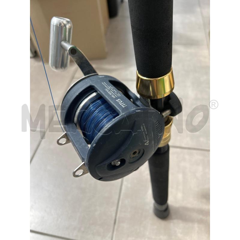 CANNA PESCA DA TRAINA MULINELLO OKUMA TITUS | Mercatino dell'Usato San giovanni teatino 2