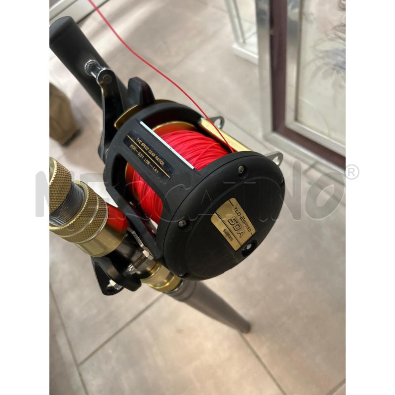 CANNA PESCA DA TRAINA MULINELLO SHIMANO TLD 2SPEED  | Mercatino dell'Usato San giovanni teatino 2