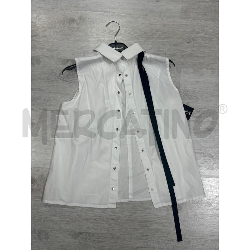 CANOTTA DONNA CAMICIA PINKO BIANCA TG 40 | Mercatino dell'Usato San giovanni teatino 1