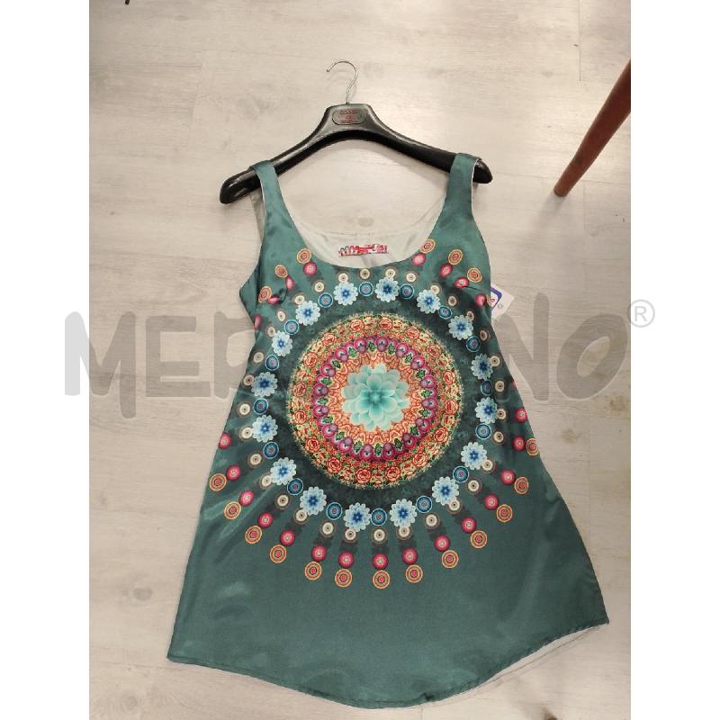 CANOTTA DONNA DESIGUAL VERDEFANTASIA | Mercatino dell'Usato San giovanni teatino 1