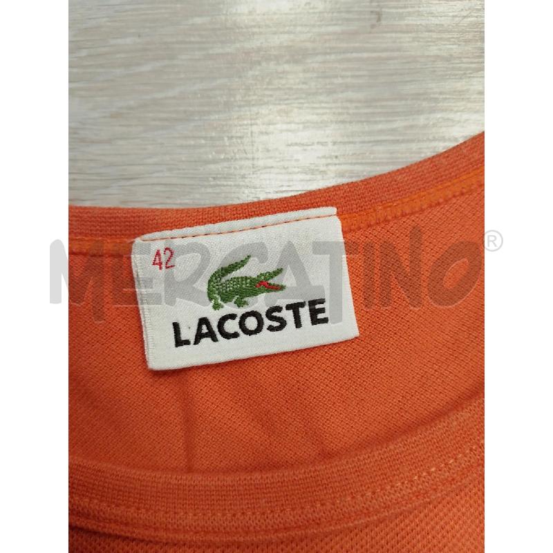 CANOTTA DONNA LACOSTE ARANCIONE  | Mercatino dell'Usato San giovanni teatino 2