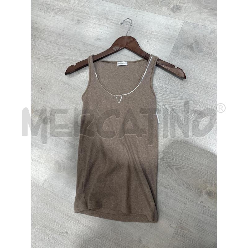 CANOTTA DONNA RIVAMONTI BEIGE | Mercatino dell'Usato San giovanni teatino 1