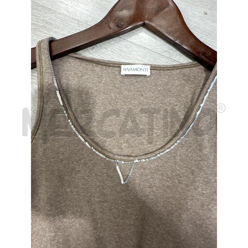 CANOTTA DONNA RIVAMONTI BEIGE | Mercatino dell'Usato San giovanni teatino 2