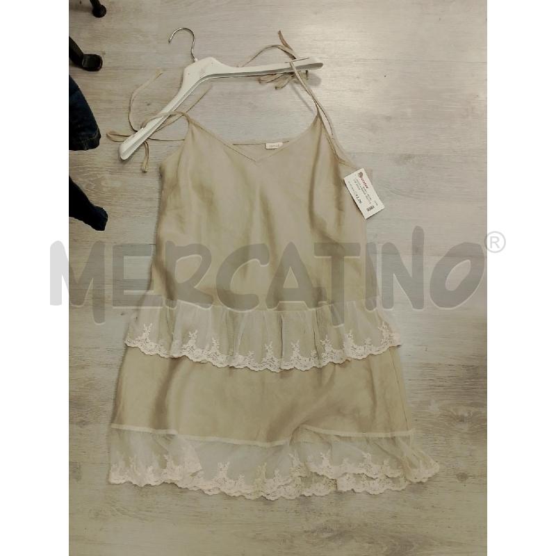 CANOTTA DONNA VESTITO AND BEIGE | Mercatino dell'Usato San giovanni teatino 1