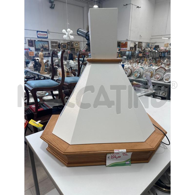 CAPPA METALLO LEGNO BIANCA TURBOAIR 90CM | Mercatino dell'Usato San giovanni teatino 1