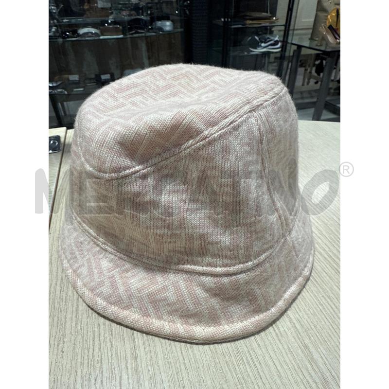 CAPPELLO DONNA FENDI BIANCO ROSA LANA | Mercatino dell'Usato San giovanni teatino 2