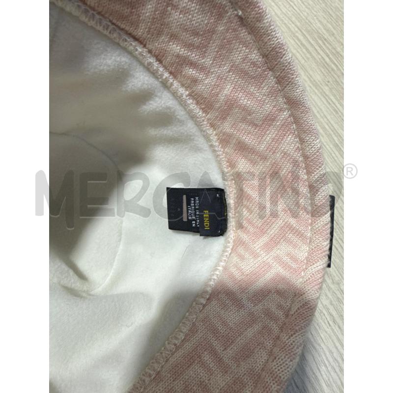 CAPPELLO DONNA FENDI BIANCO ROSA LANA | Mercatino dell'Usato San giovanni teatino 3